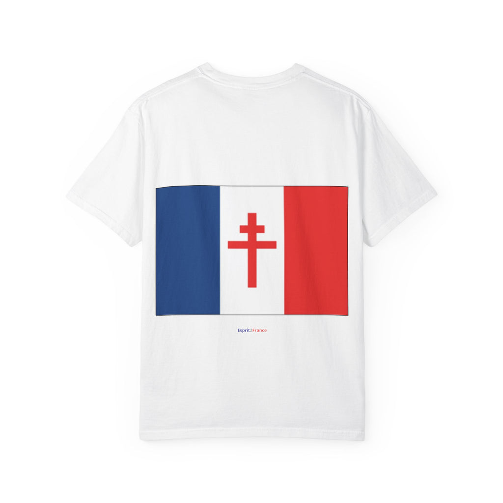 T-Shirt — Drapeau Français Croix de Lorraine/d'Anjou