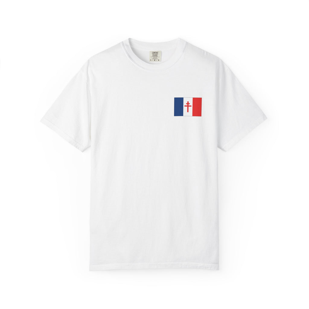 T-Shirt — Drapeau Français Croix de Lorraine/d'Anjou